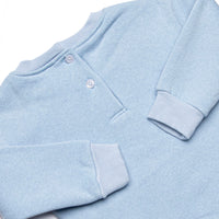 Tilling Tractors Applique Sweatshirt Bubble, Blue