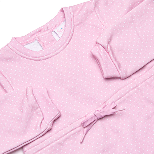 Polka Dot Play Dress, Pink