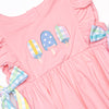 Pastel Popsicles Applique Bubble, Pink