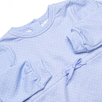 Polka Dot Play Dress, Blue