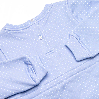Polka Dot Play Dress, Blue