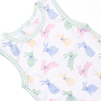 Cottontail Colors Sleeveless Short Set, Green