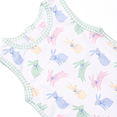 Cottontail Colors Sleeveless Short Set, Green