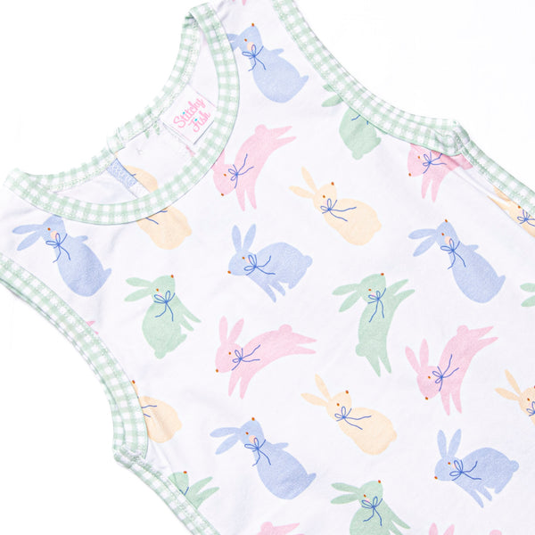 Cottontail Colors Sleeveless Short Set, Green