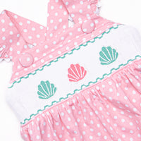 Pearl of the Sea Smocked Dress, Pink