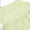 Seersucker Slices Smocked Ruffle Short Set, Green