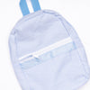 Classroom Carryall Backpack, Blue Seersucker