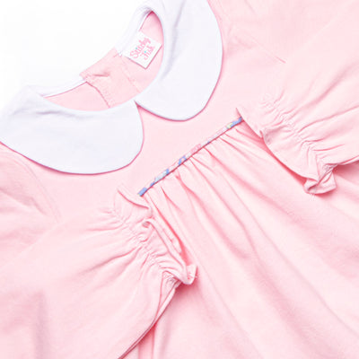 Pop of Posies Collared Dress, Pink