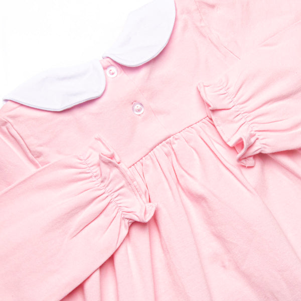 Pop of Posies Collared Dress, Pink