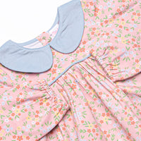 Eloise Collared Legging Set, Pink