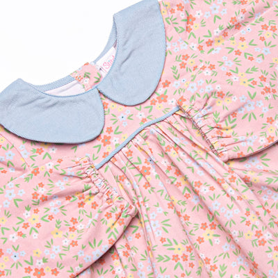 Eloise Collared Legging Set, Pink