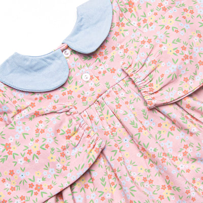 Eloise Collared Legging Set, Pink