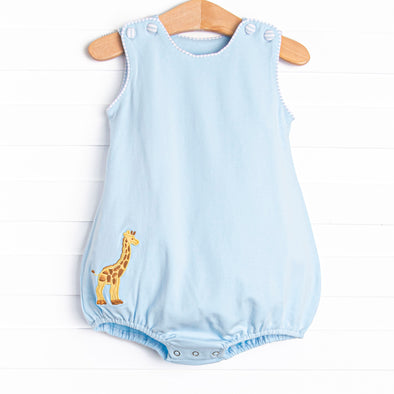 Giraffe Giant Applique Bubble, Blue