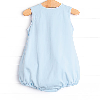 Giraffe Giant Applique Bubble, Blue