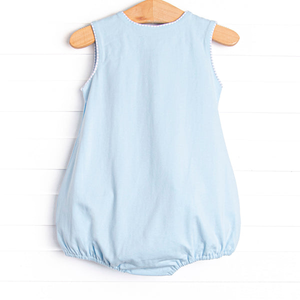 Giraffe Giant Applique Bubble, Blue