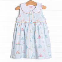 Southern Shores Dress, Orange