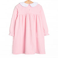 Pop of Posies Collared Dress, Pink