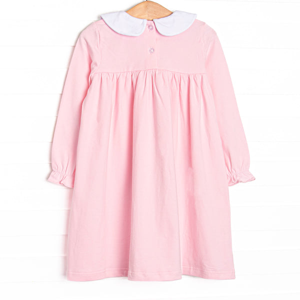 Pop of Posies Collared Dress, Pink