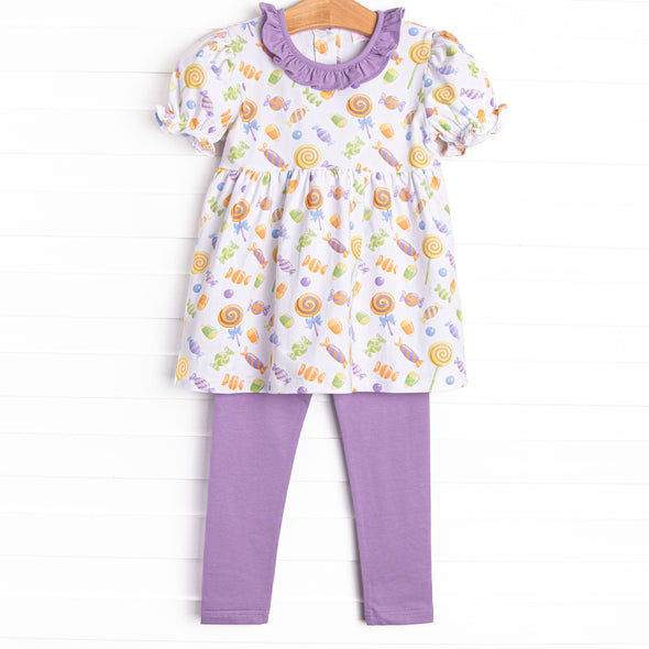 Sweets and Treats Legging Set, Purple
