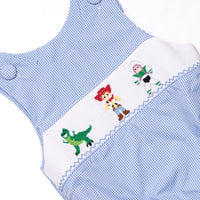 Toy Box Friends Smocked Bubble, Blue