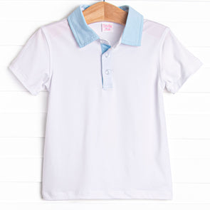 Perry Performance Polo, White