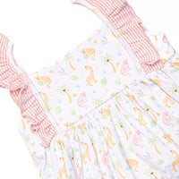 In the Jungle Ruffle Dress, Pink