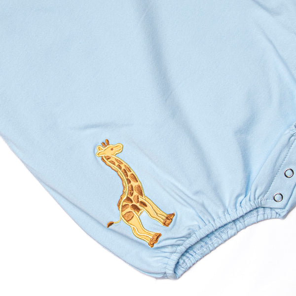 Giraffe Giant Applique Bubble, Blue