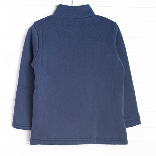 Sawyer Fleece Mallard Embroidered Pullover, Blue