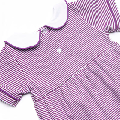 Touchdown Tails Applique Bubble, Purple
