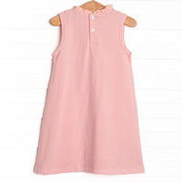 Grace Pocket Dress, Peach Stripe