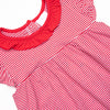 Hannah Flutter Sleeve Dress, Candy Apple Stripe