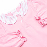 Bitty Dot Basic Skirt Set, Pink
