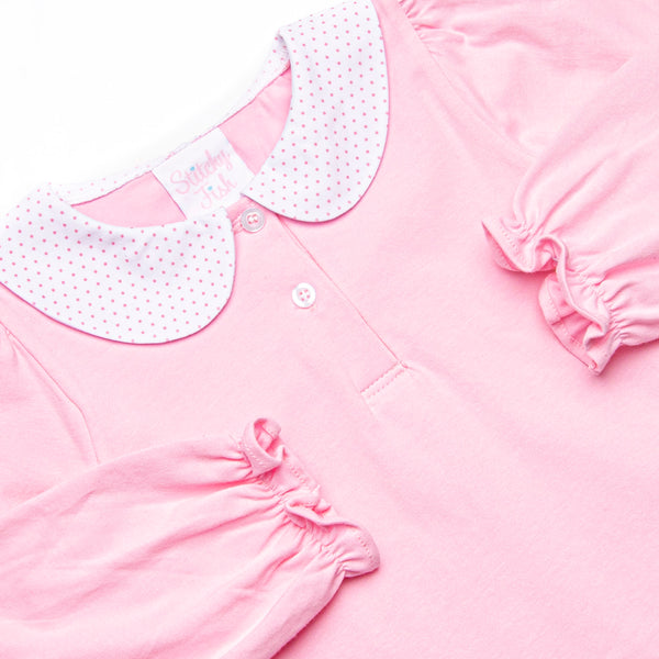 Bitty Dot Basic Skirt Set, Pink