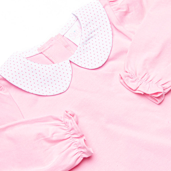 Bitty Dot Basic Bloomer Set, Pink