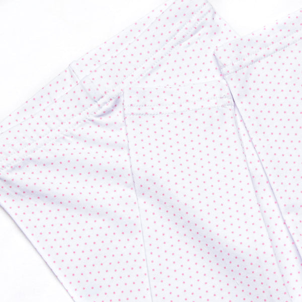 Bitty Dot Basic Legging Set, Pink