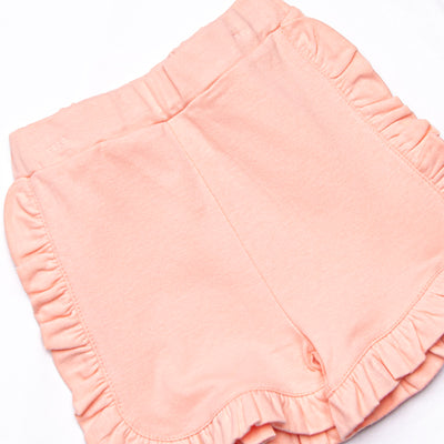 Grace Short Set, Peach Stripe