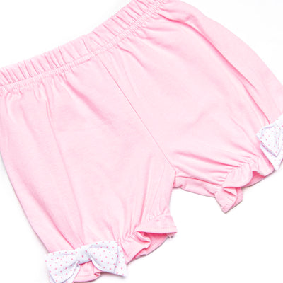 Bitty Dot Basic Bloomer Set, Pink
