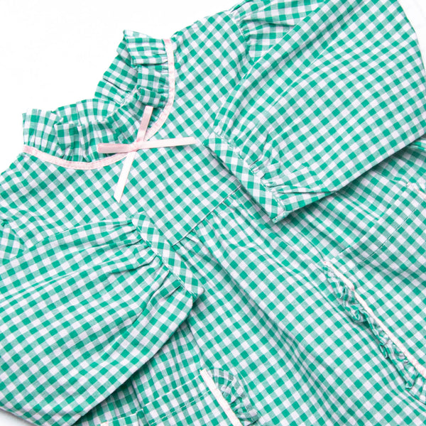 Sage and Satin Bloomer Set, Green