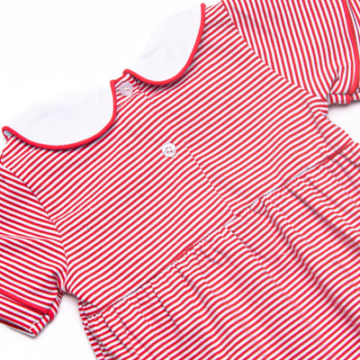 Touchdown Tails Applique Bubble, Red