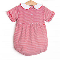 Touchdown Tails Applique Bubble, Red