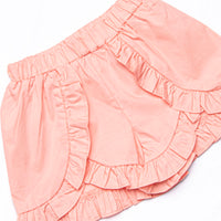 Pineberry Picnic Ruffle Short Set, Pink