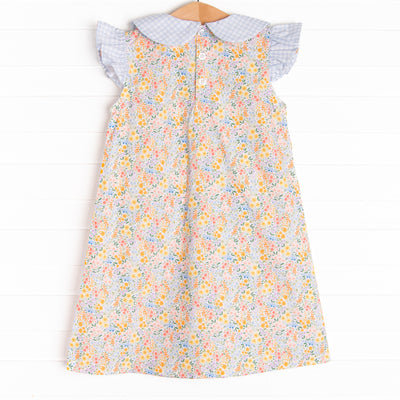 Summer Fields Pocket Dress, Blue
