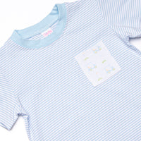 Country Club Cruisin' Short Set, Blue