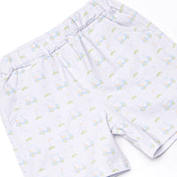 Country Club Cruisin' Short Set, Blue