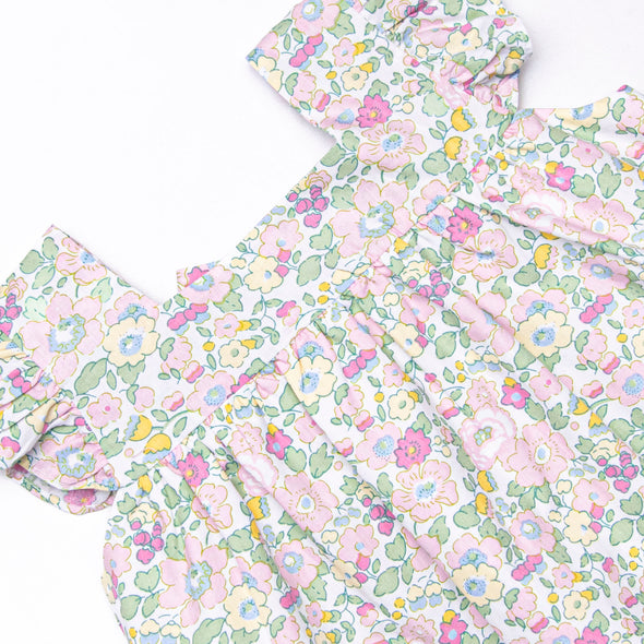 Wildberry Wonder Applique Bloomer Set, Blue