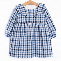 Autumn Nights Dress, Blue
