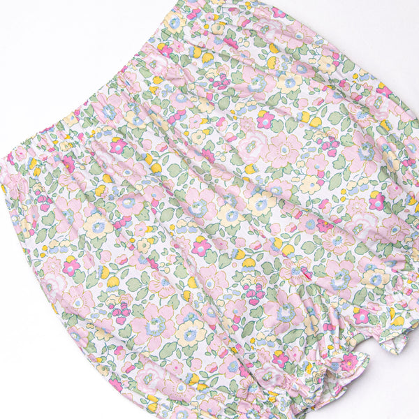 Wildberry Wonder Applique Bloomer Set, Blue