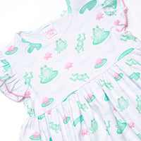 Little Leap Frog Dress, Pink