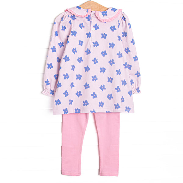 All Around Floral Legging Set, Pink