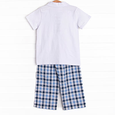 Autumn Nights Pant Set, Blue